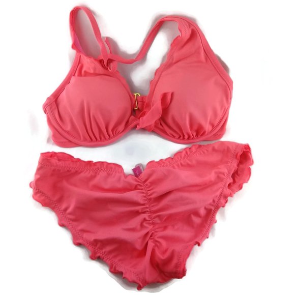 Victoria's Secret Other - VICTORIA SECRET Cheeky Ruffle Bikini Top/Bottom